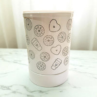 White Coffee and Donuts Burner